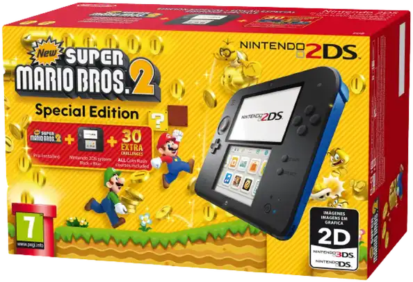 Nintendo 2DS New Super Marios Bros 2 Console Bundle