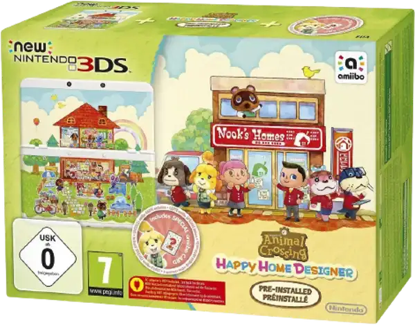 Nintendo New 3DS Animal Crossing Happy Home Designer Bundle