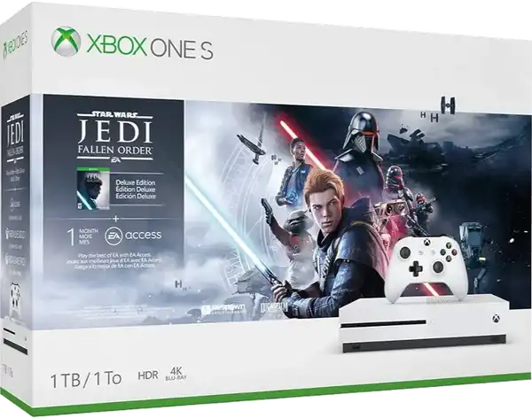 Microsoft Xbox One S Star Wars Jedi Fallen Order Console Bundle