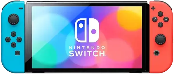 Nintendo Switch OLED Neon Blue Red