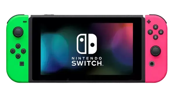 Nintendo Switch with Neon Red Joy-Con
